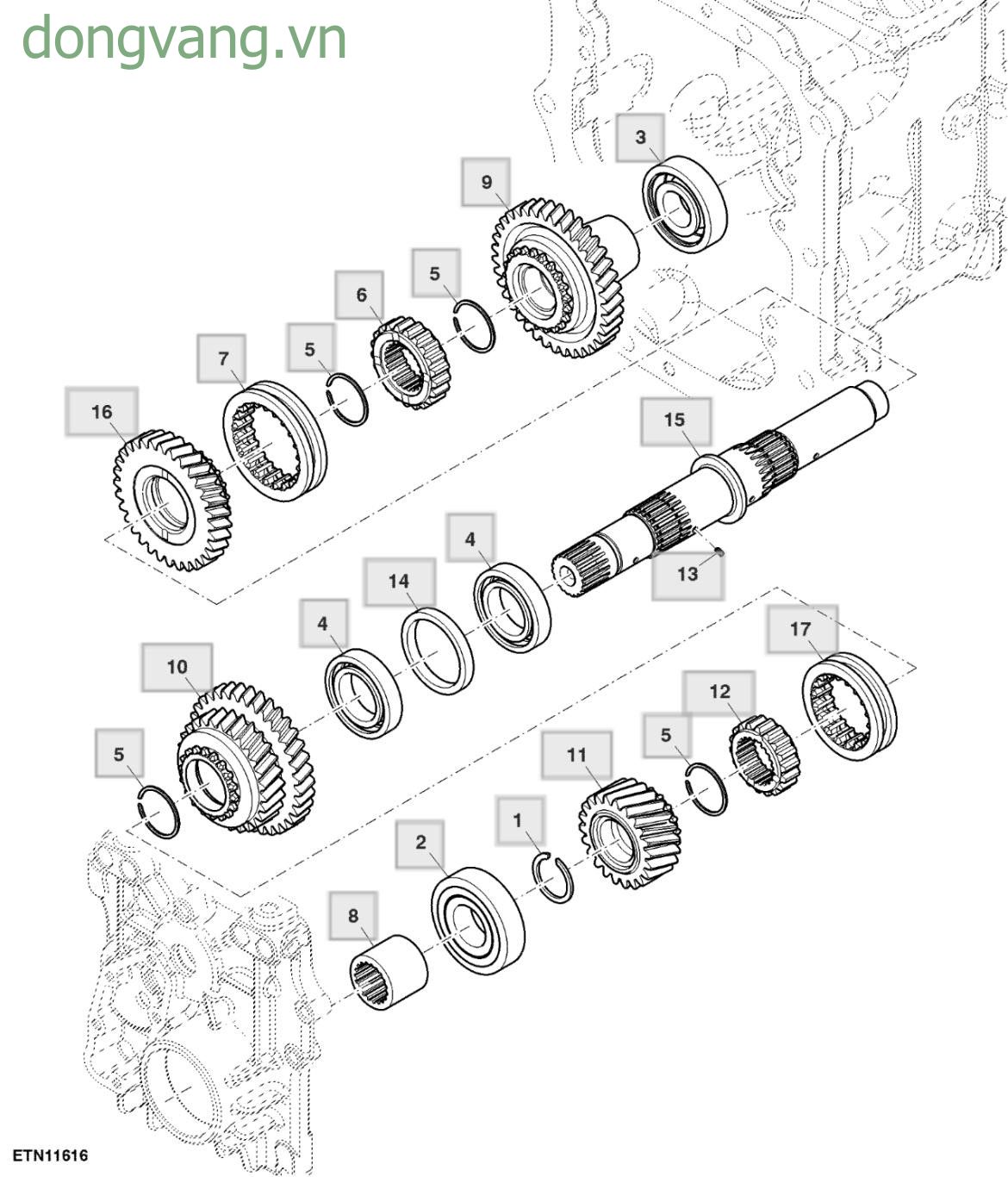 Output Shaft - ST776634